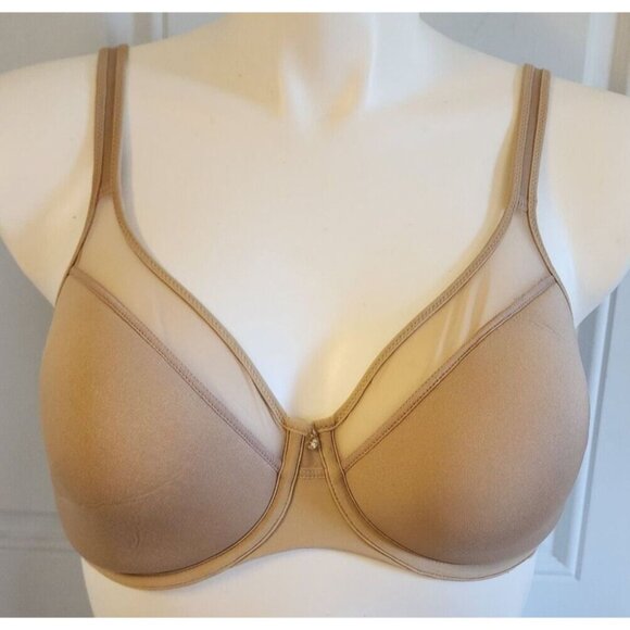 Bali One Smooth U Women's Ultra Light T-Shirt Underwire Bra Style 3439 Size 34DD - Picture 1 of 11